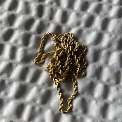 Gold Rope 18k Chain 