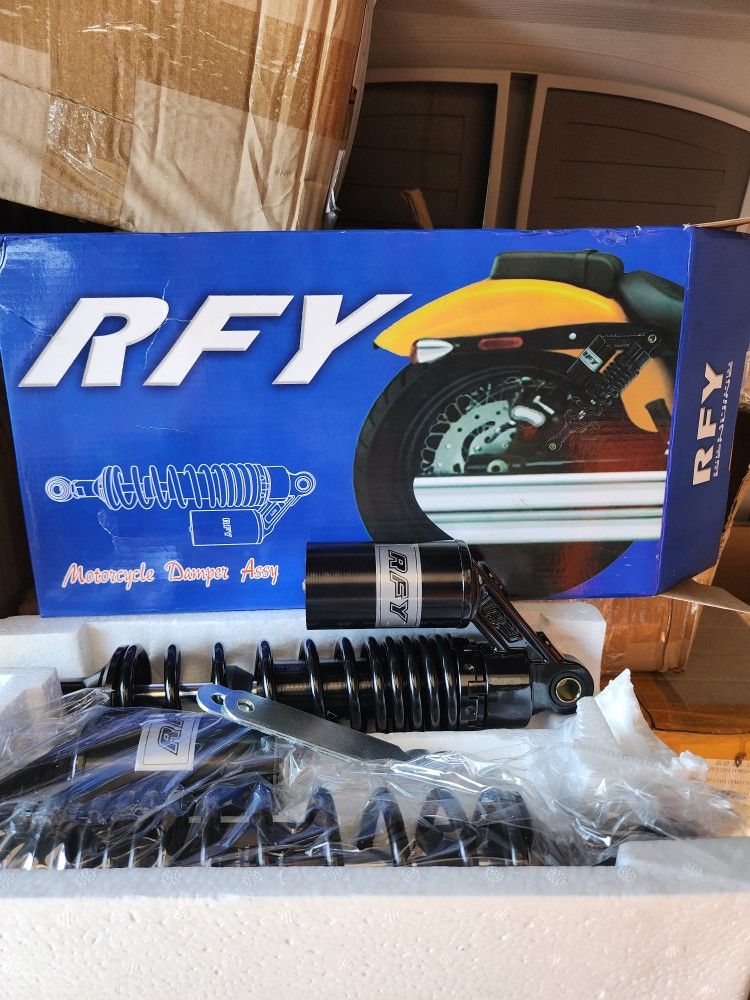 NEW! RFY 340 Motorcycle Damper Assembly Genuine OEM ~Black ~Open box Motorcycle Parts