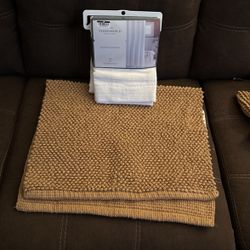 Casa Luna Shower Curtain And Rug 2x3 Feet