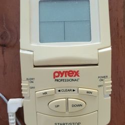 Pyrex Professional Programmable Timer Digital Meat Thermometer