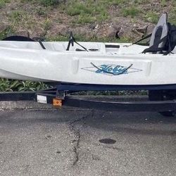 Hobie Mirage Sport Kayak and Trailer Combo