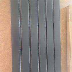 Gobam bamboo bath mat- large- black 26 x 15.8 x 1.3