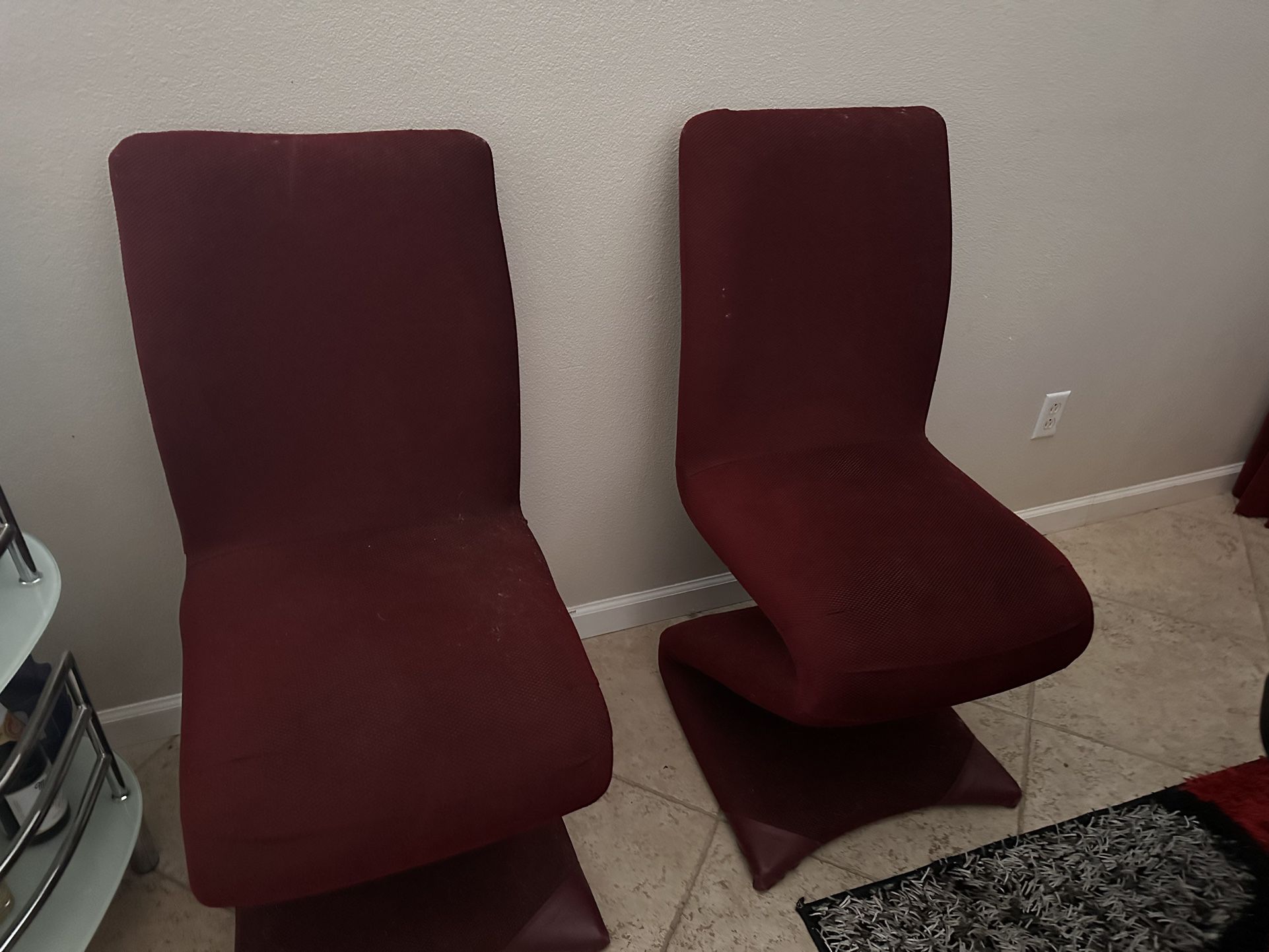Pair Of Red Chairs