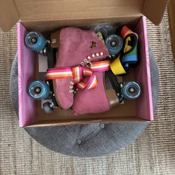 Moxie Lolly Limited Edition Barbie Rollerskates In Strawberry Size 9