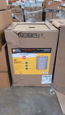 Rheem Performance 36 Gal. Short 4500-W Double Element Electric Water Heater - R