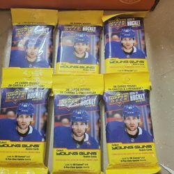 6 Cello Packs Hockey Upperdeck