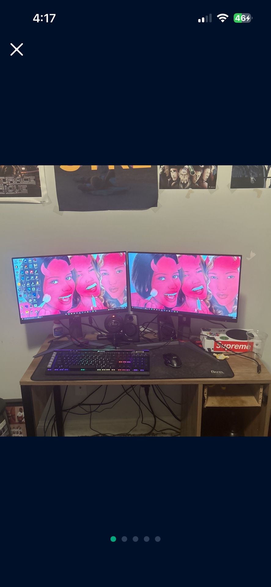 PC + 1 144hz Monitor Setup [SPECS LISTED BELOW]