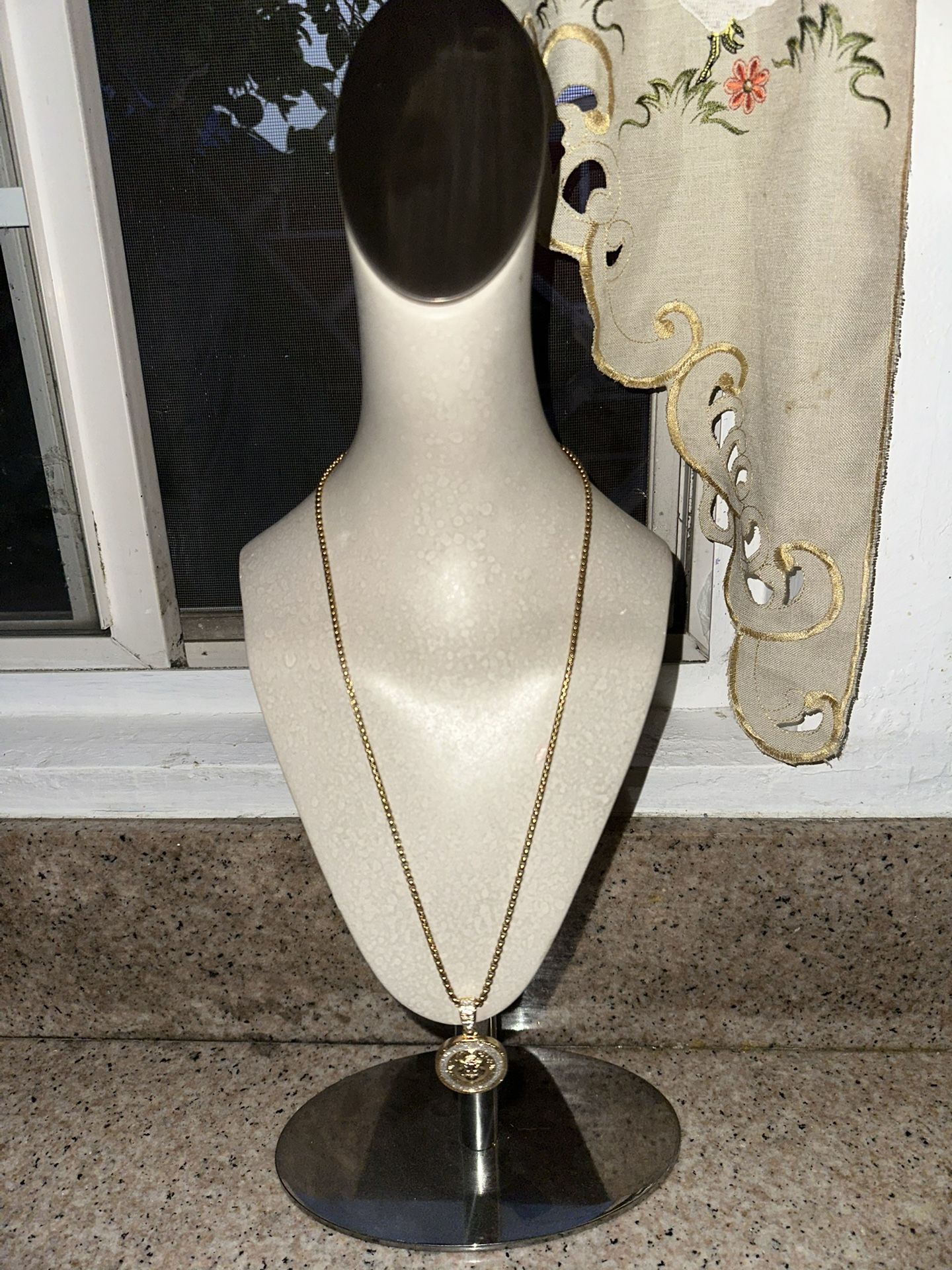 Lion Pendant With Chain