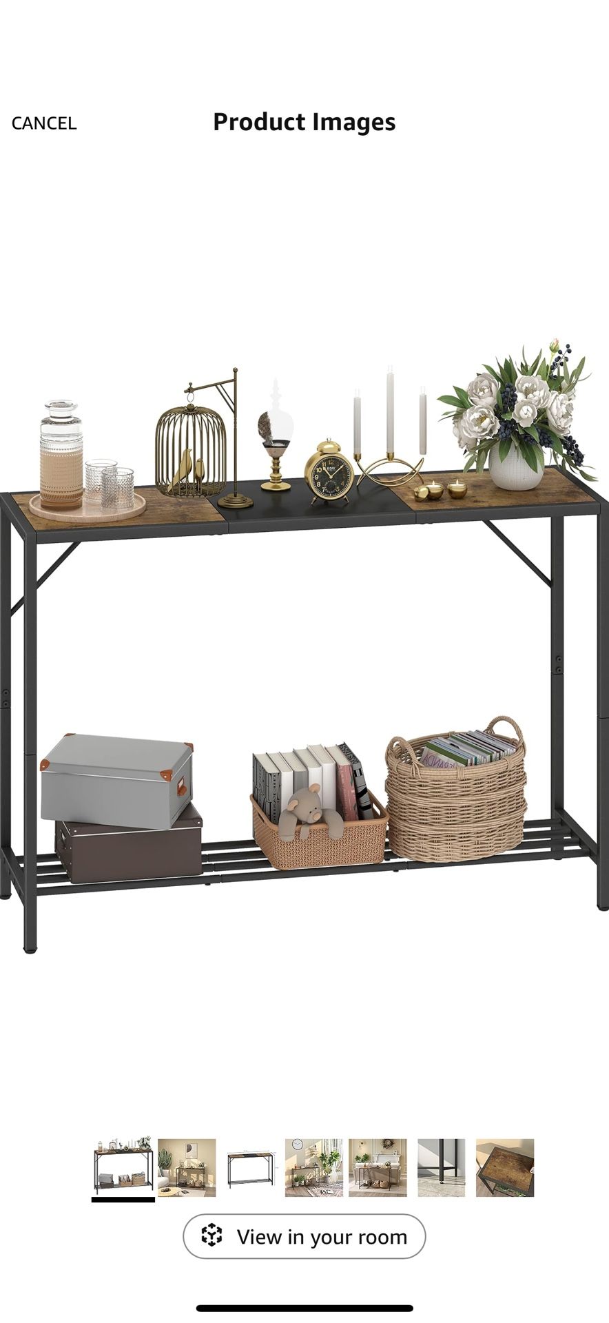 Small Console Table