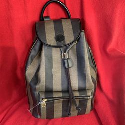 Fendi original Pequin Unisex backpack in great condition