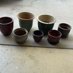 Ceramic Pots Varies Sizes