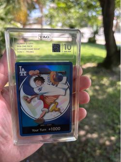 2026 Dodgers Monkey D Luffy Dodgers Promo Card TAG 10