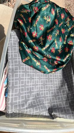 Box full of cloth material