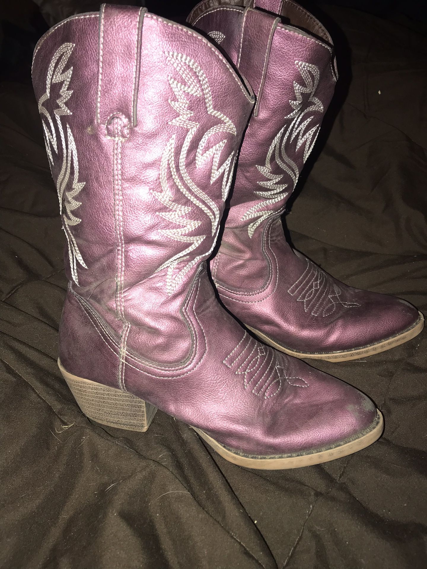 Girls youth size 3 cowgirl boots