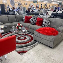 Sectional In Stock For Immediate Delivery 