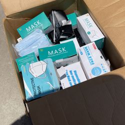 Face Masks New 6 Boxes For $20 
