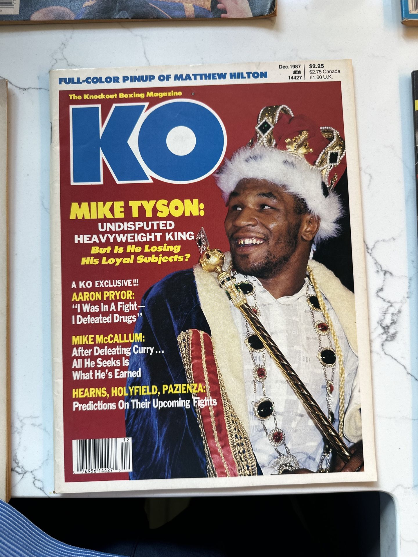 Boxing Magazines And Vintage Speed Bag 