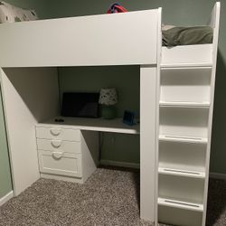 Loft Bed With Desk Attached