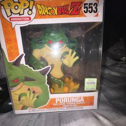 Funko Pop PORUNGA 6 INCH 2019 ECCC Convention Exclusive Dragonball Z #553