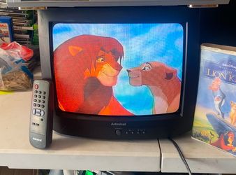 Vintage Rare  Admiral 13" CRT TV W remote JSJ12305 Tested Working