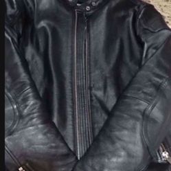 Size Large Diesel Leather Mens Jacket Gorgeous in mint condition