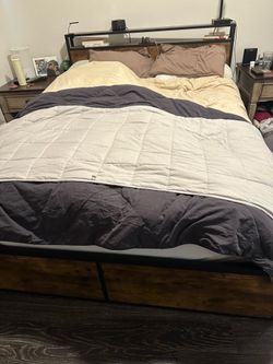 Queen bed frame