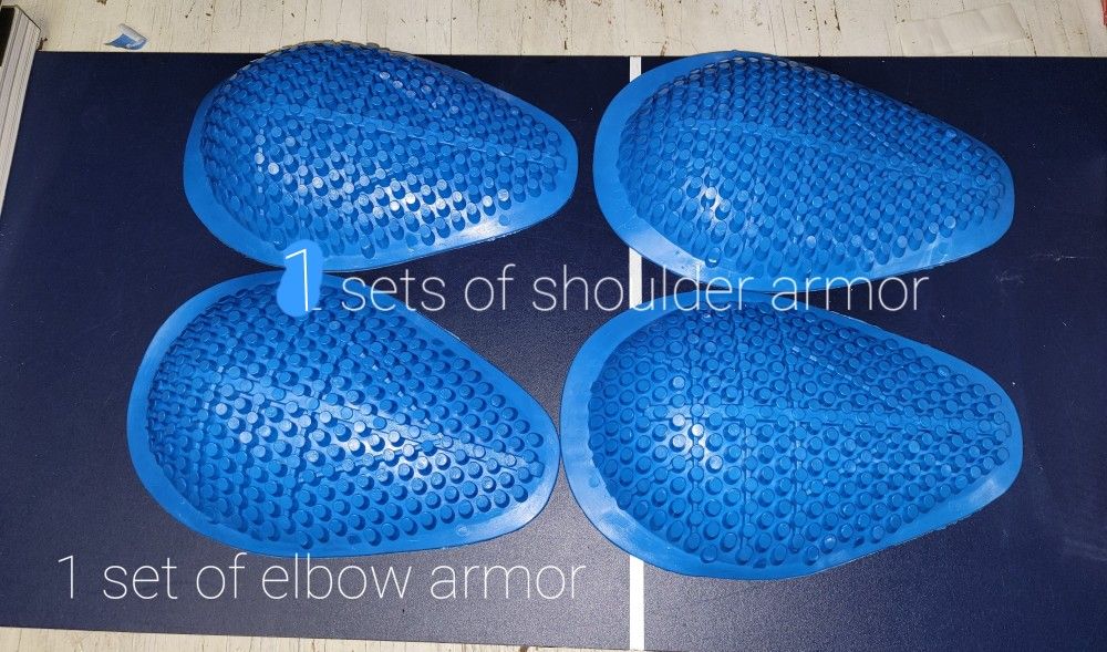 Shoulder And Elbow Armor For Motorcycle Jackets