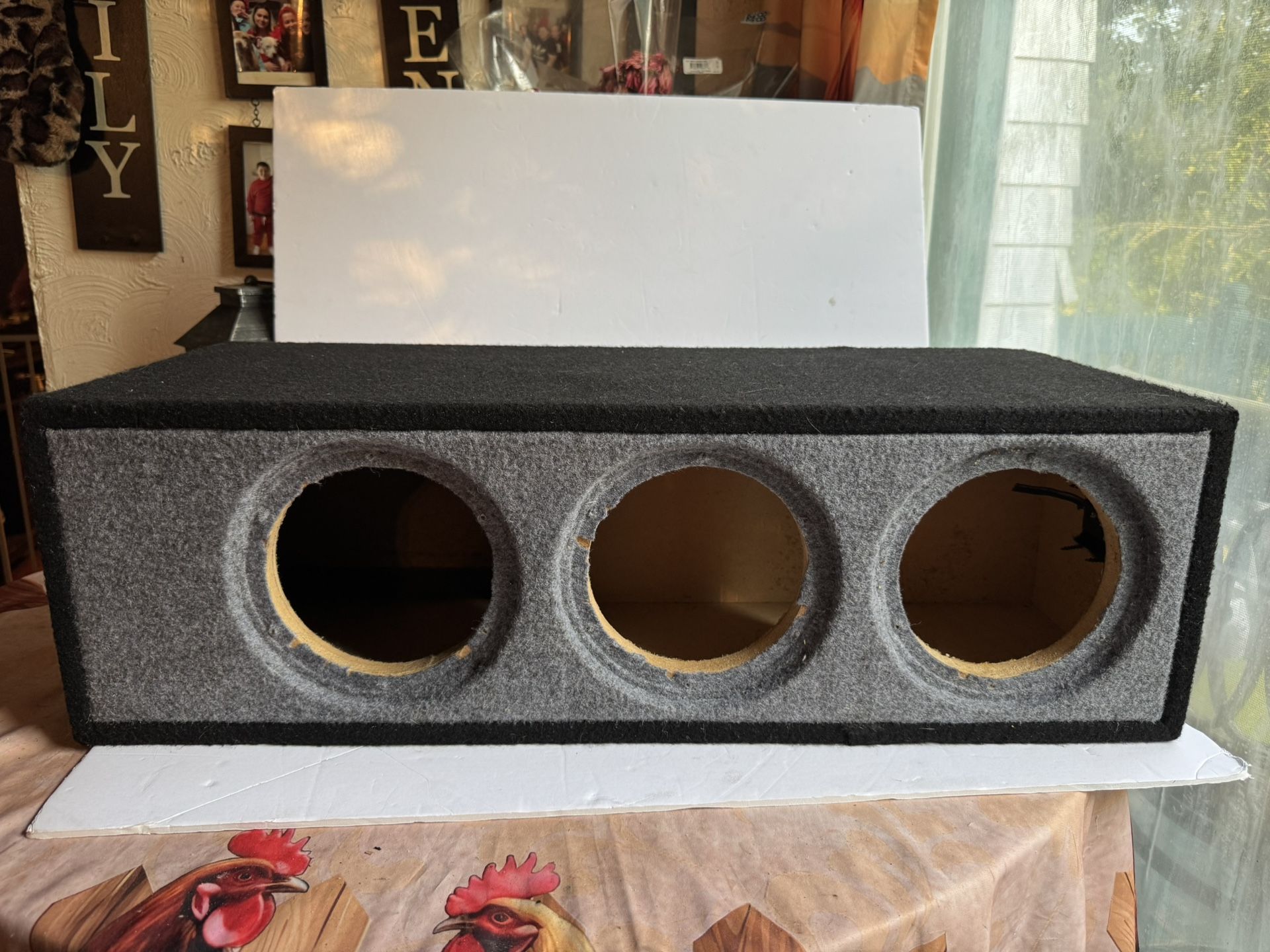 Subwoofer box for 3 6.5"Subs or midranges or Horns Etc
