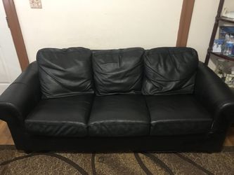 Leather Loveseat