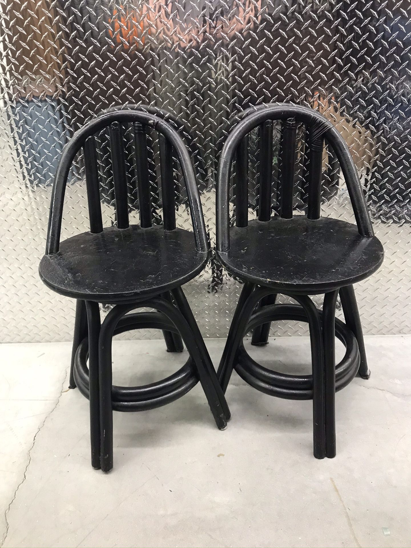 Pair Of Swivel Bar Chairs