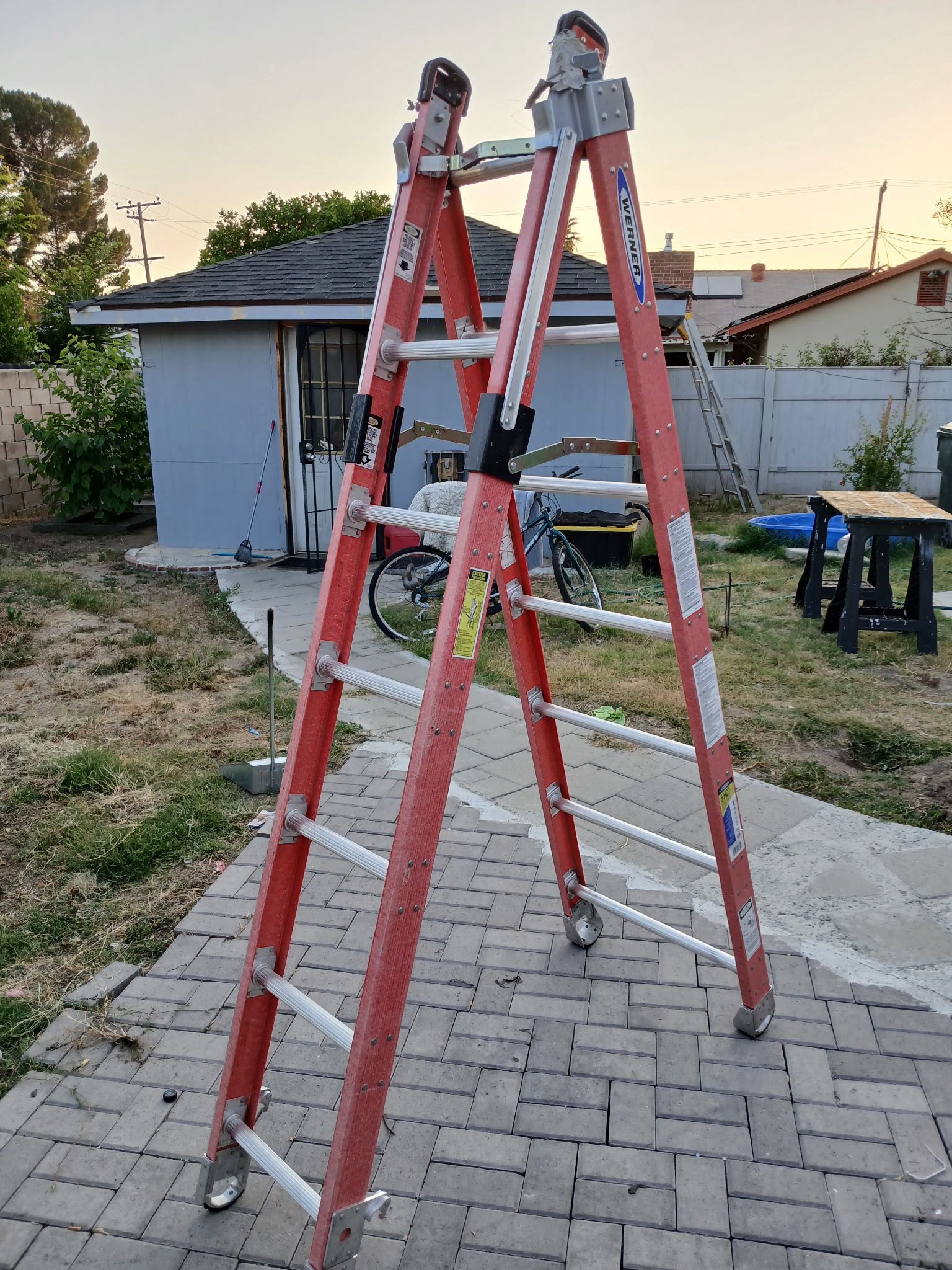 Warner Step / Extensión Ladder Like New
