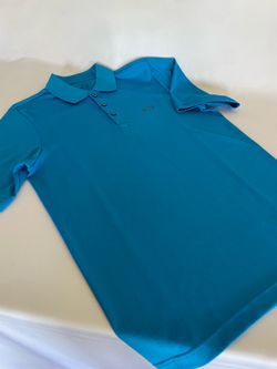 Oakley Men's Golf Polo Shirt Blue - Size S Regular Fit