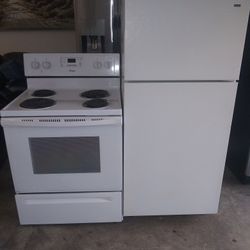 RANGE AND REFRIGERATOR