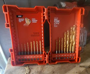 Milwaukee SHOCKWAVE Impact Duty RED HELIX Titanium Drill Bit Set