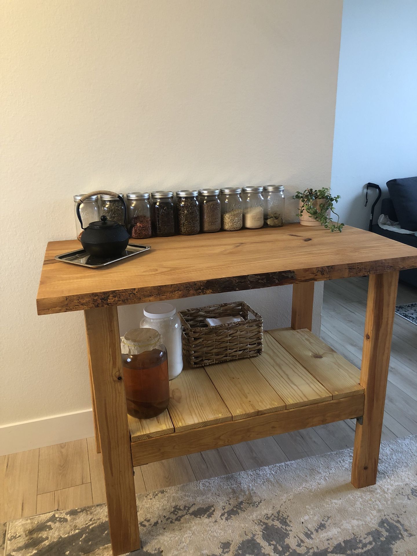 Wood Slab Island