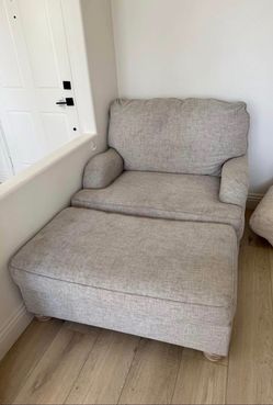 Sofa with ottoman