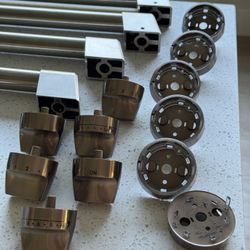 GE Cafe Refrigerator, Oven, Dishwasher Handles & Knobs (Silver)