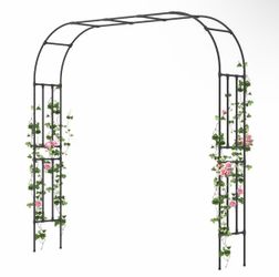 BUKLIYN Garden Arch Trellis -L: 9in, H: 94.5in Garden Trellis for Climbing Plant