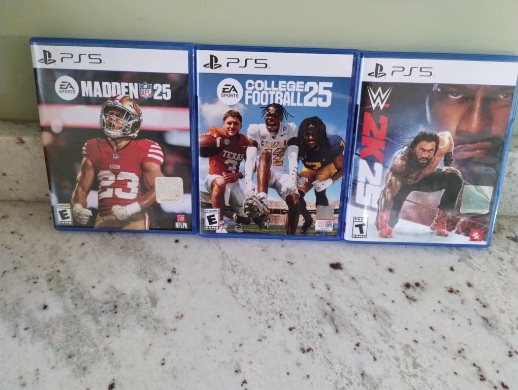 3- PS5 Games