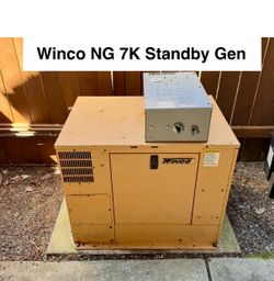 Winco Standby Generator