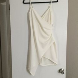 White mini dress