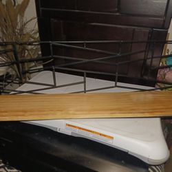 24in Metal Wood Wall Hang Shelf 5 Firm Look My Post Tons Item