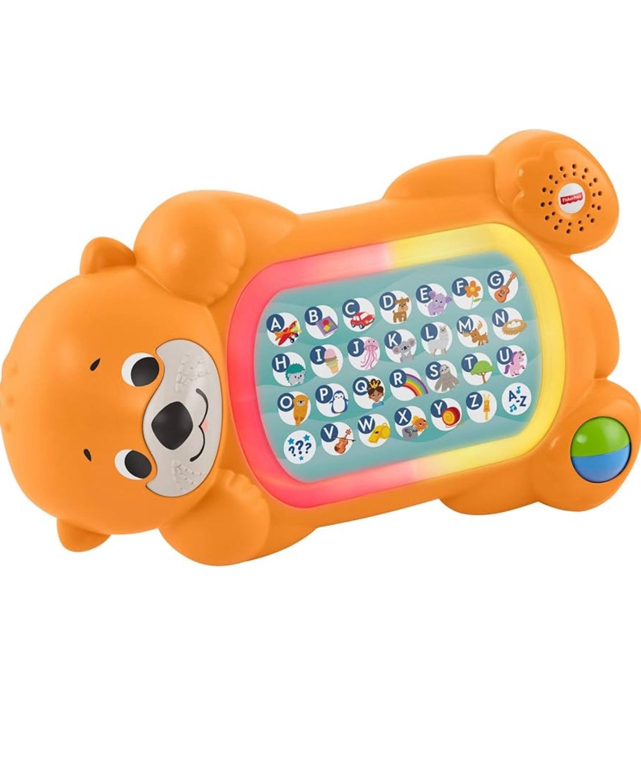 Fisher-Price Baby Learning Toy Linkimals A to Z Otter with Music & Lights
