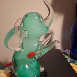 Vintage Murano Glass Elephant 