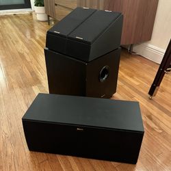 Klipsch Atmos, Center & A. Jones 8” Sub
