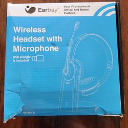 Bluetooth Headset, Wireless Headphones with Microphone 