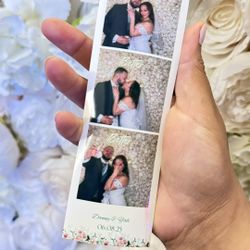 Photobooth And Flower Wall