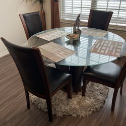 Dining Table Set for 4, Modern Kitchen Table
