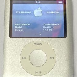 Apple iPod Nano 3rd Generation 4 GB (#1178)