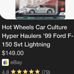 Ford Lightning Svt Hotwheels 